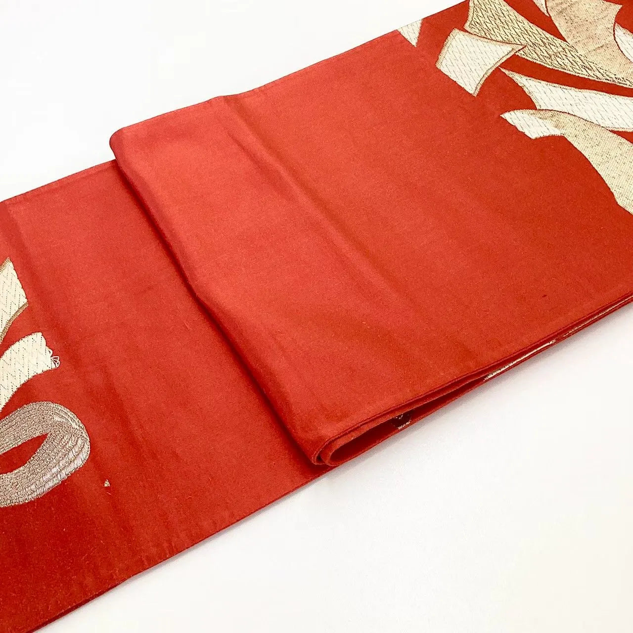 6691# Japanese Vintage Fukuro Obi Belt Kimono Fabric Silk Traditional