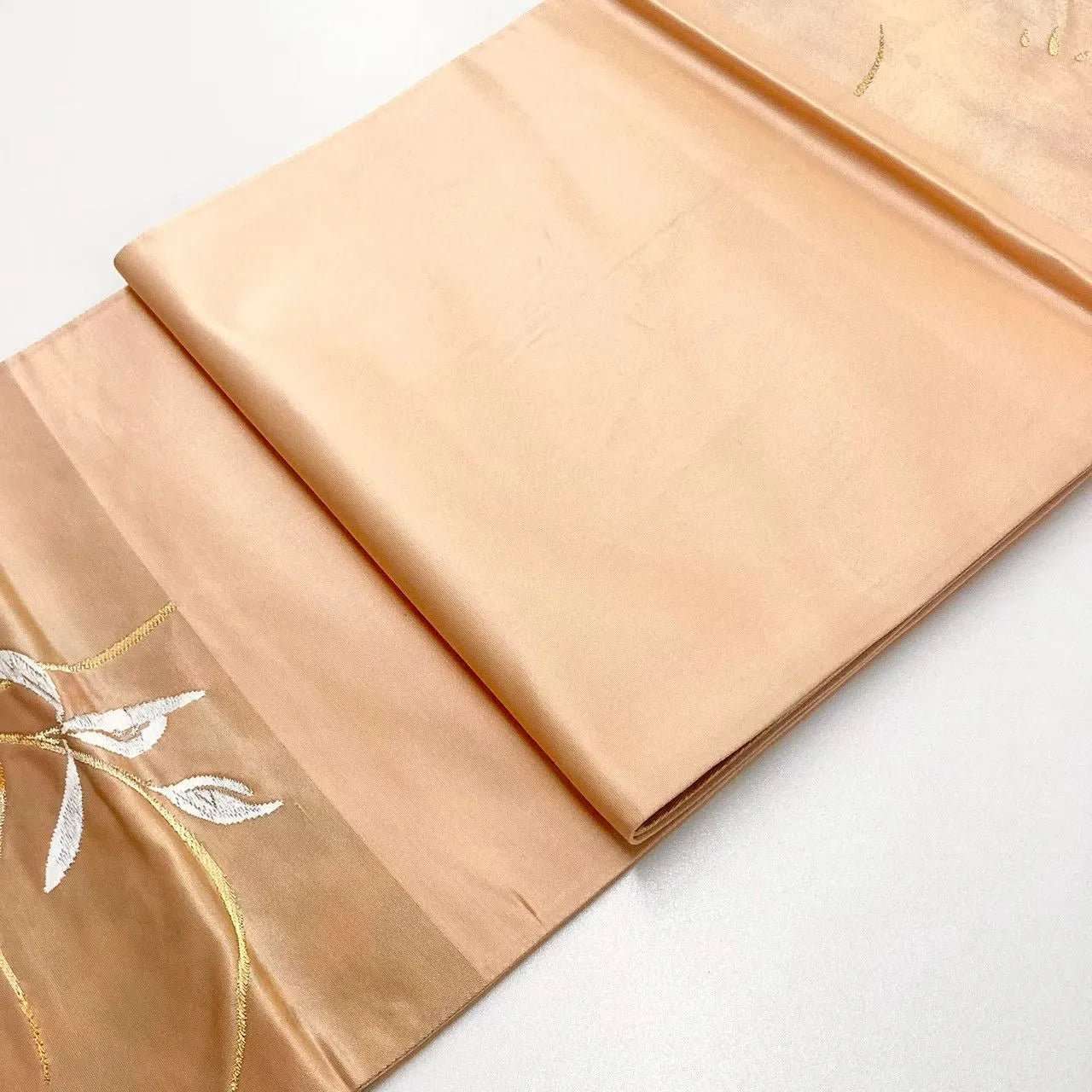 6697# Japanese Vintage Fukuro Obi Belt Kimono Fabric Silk Traditional Untailored