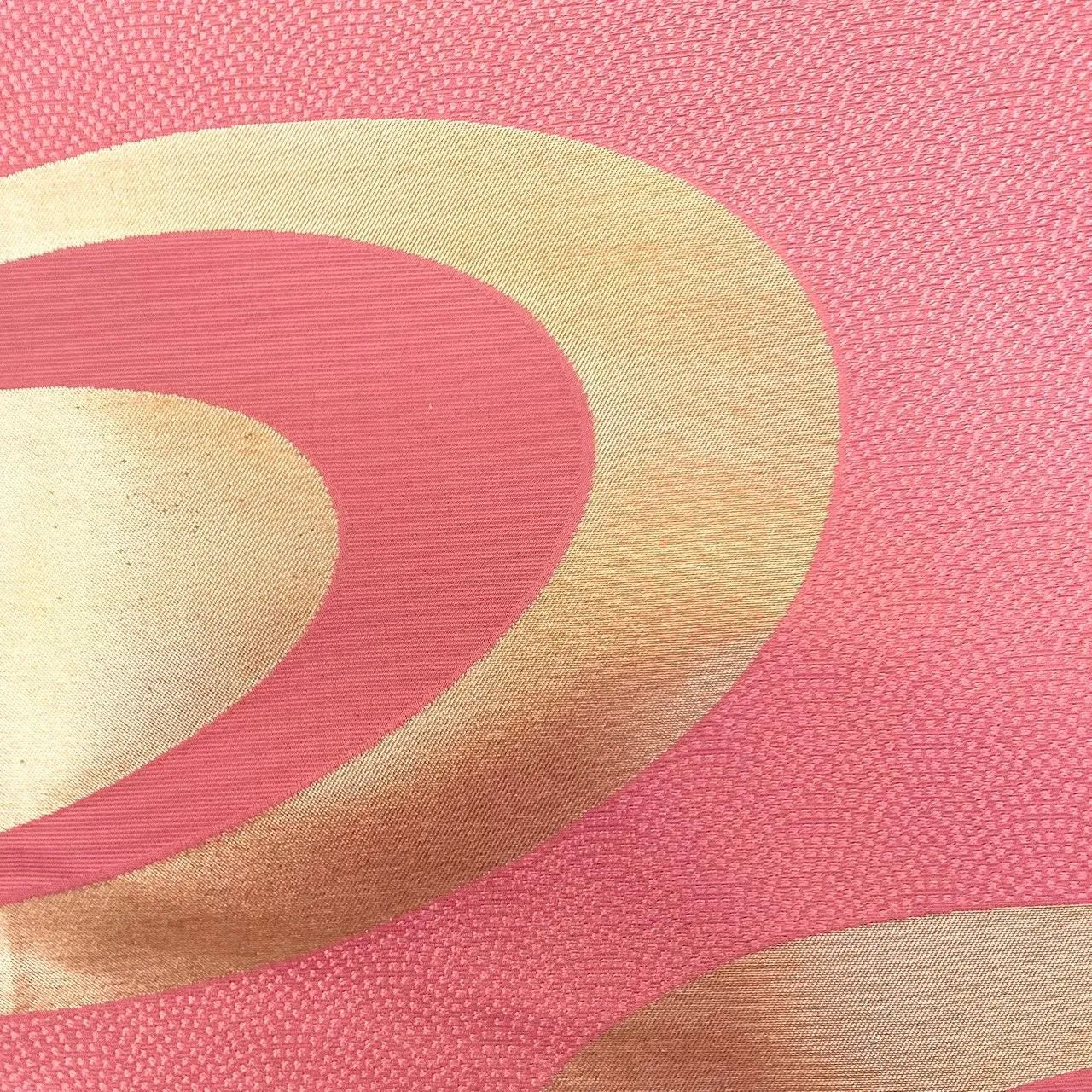 6702# Japanese Vintage Fukuro Obi Belt Kimono Fabric Silk Traditional