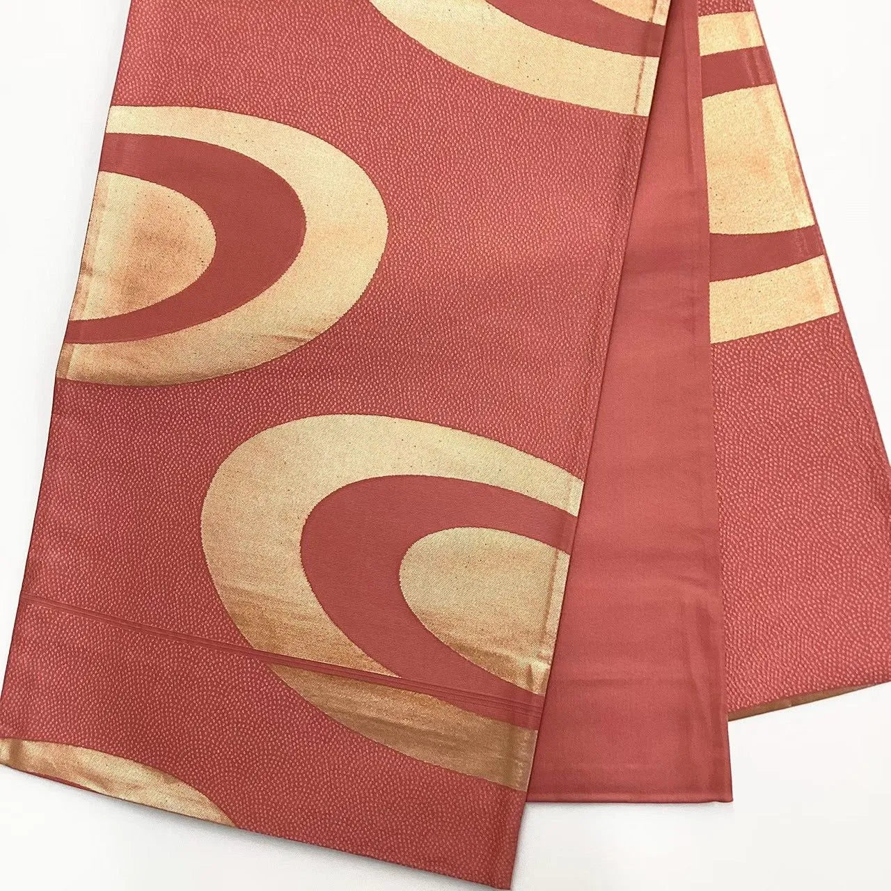 6702# Japanese Vintage Fukuro Obi Belt Kimono Fabric Silk Traditional