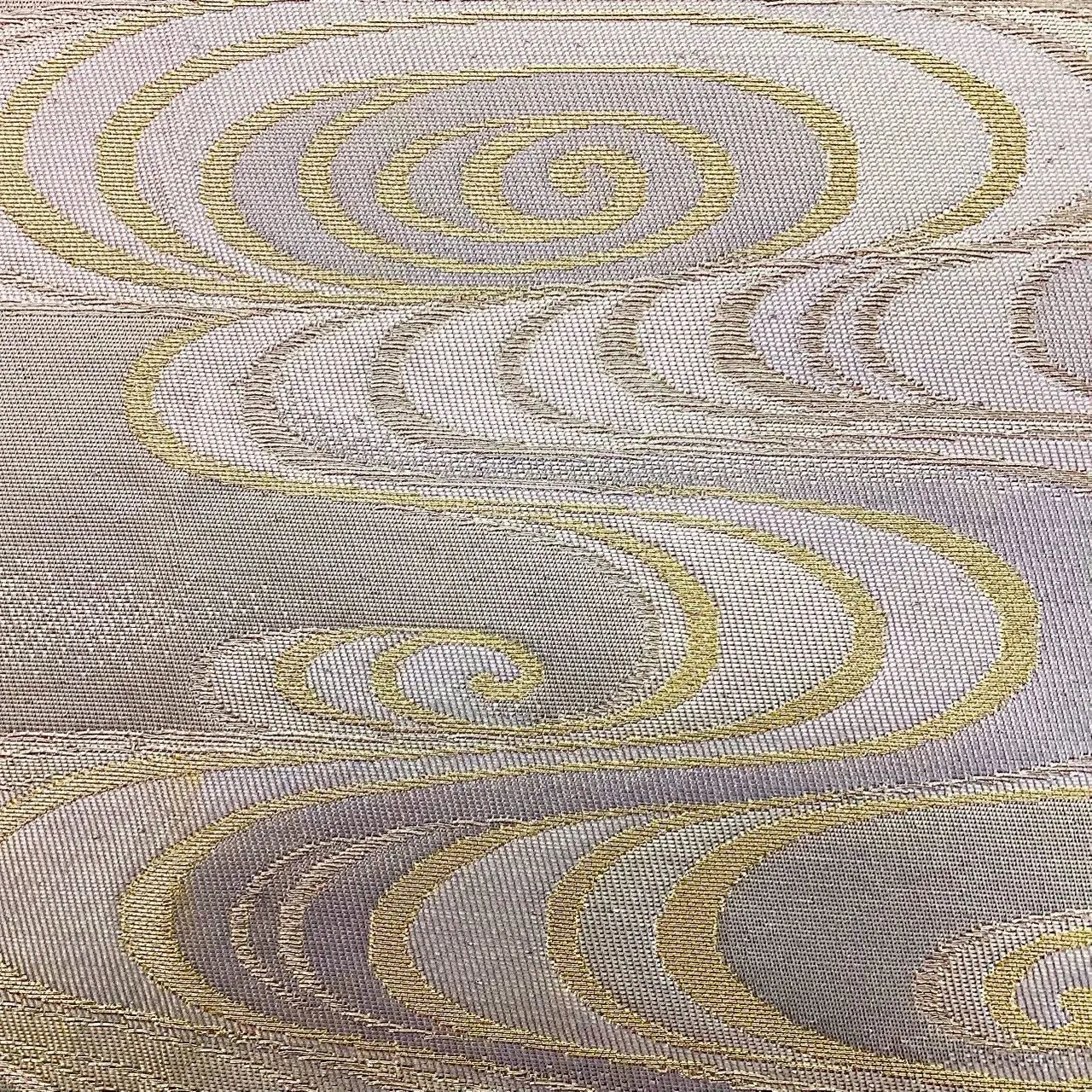 6709# Japanese Vintage Fukuro Obi Belt Kimono Fabric Silk Traditional