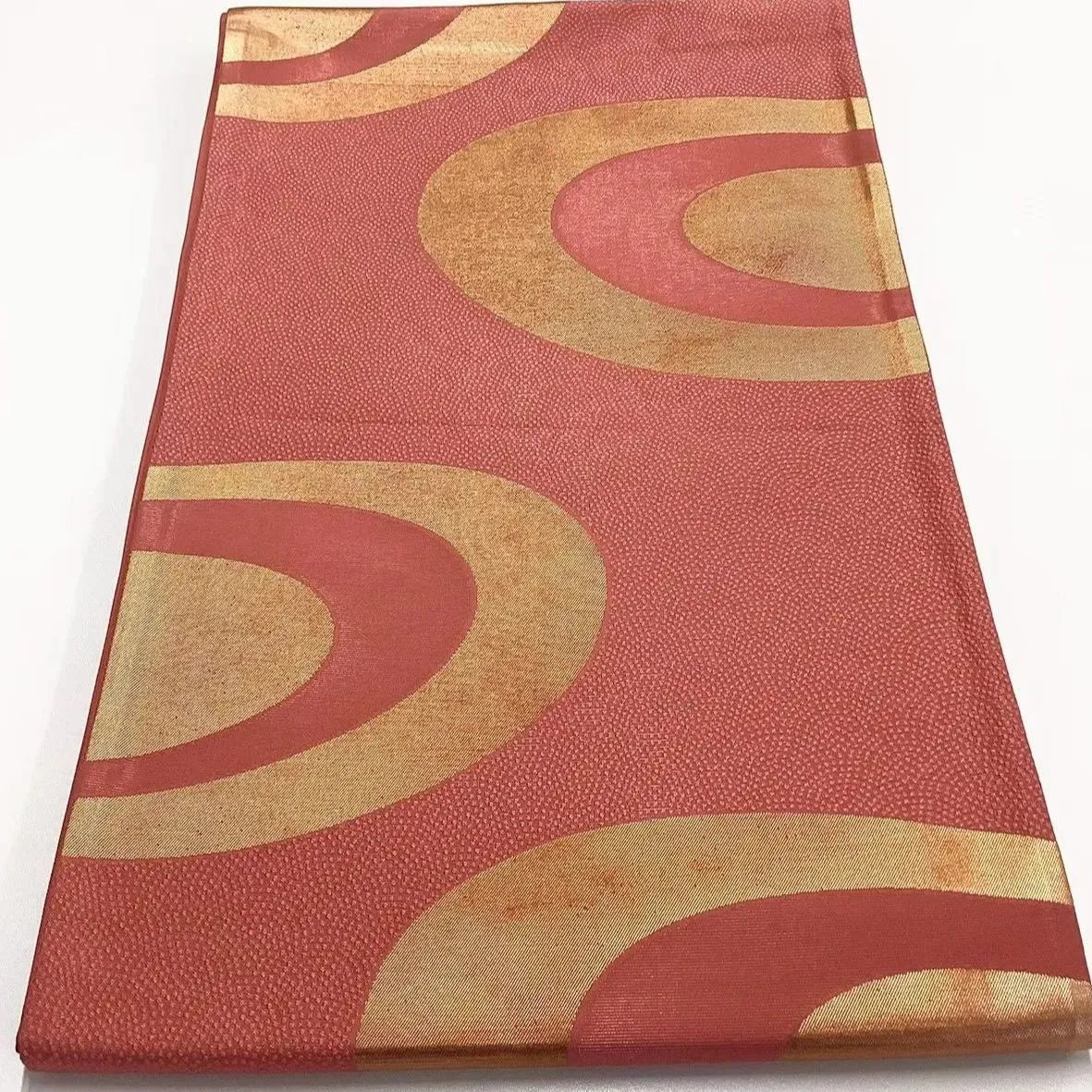 6702# Japanese Vintage Fukuro Obi Belt Kimono Fabric Silk Traditional