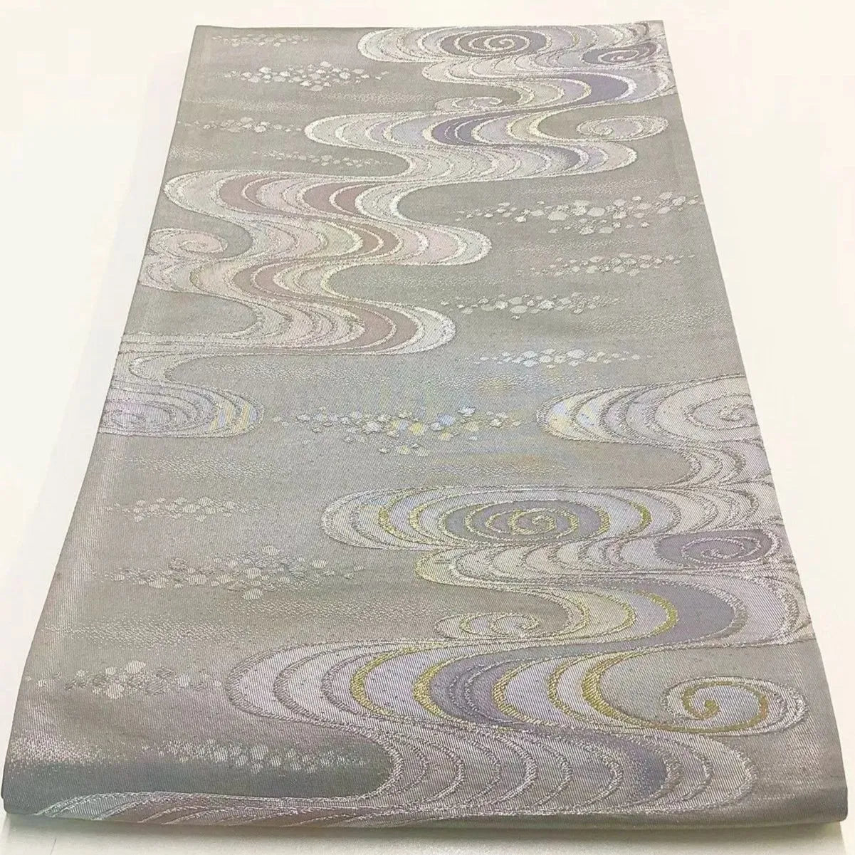 6709# Japanese Vintage Fukuro Obi Belt Kimono Fabric Silk Traditional