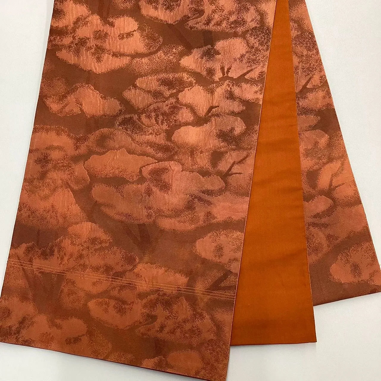 6730# Japanese Vintage Fukuro Obi Belt Kimono Fabric Silk Traditional