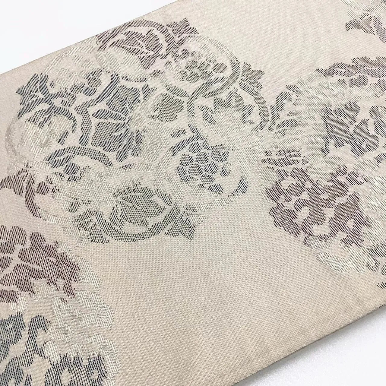 6732# Japanese Vintage Fukuro Obi Belt Kimono Fabric Silk Traditional