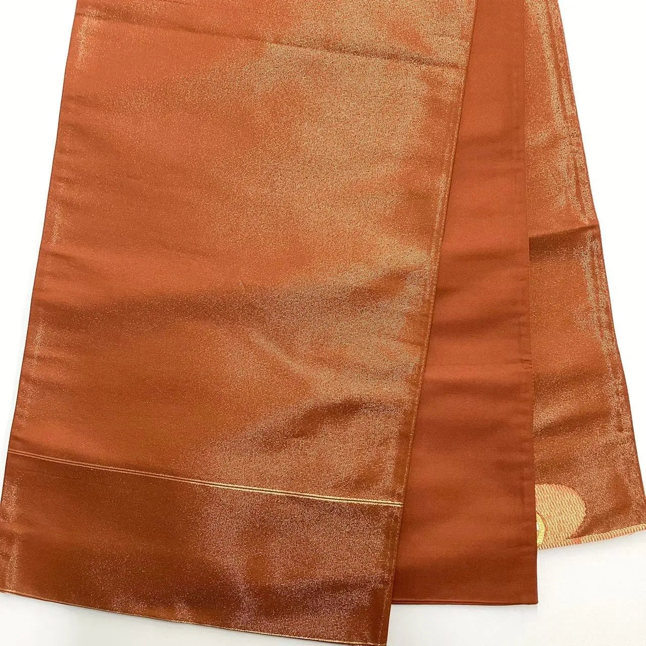 6734# Japanese Vintage Fukuro Obi Belt Kimono Fabric Silk Traditional Embroidery