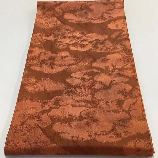 6730# Japanese Vintage Fukuro Obi Belt Kimono Fabric Silk Traditional