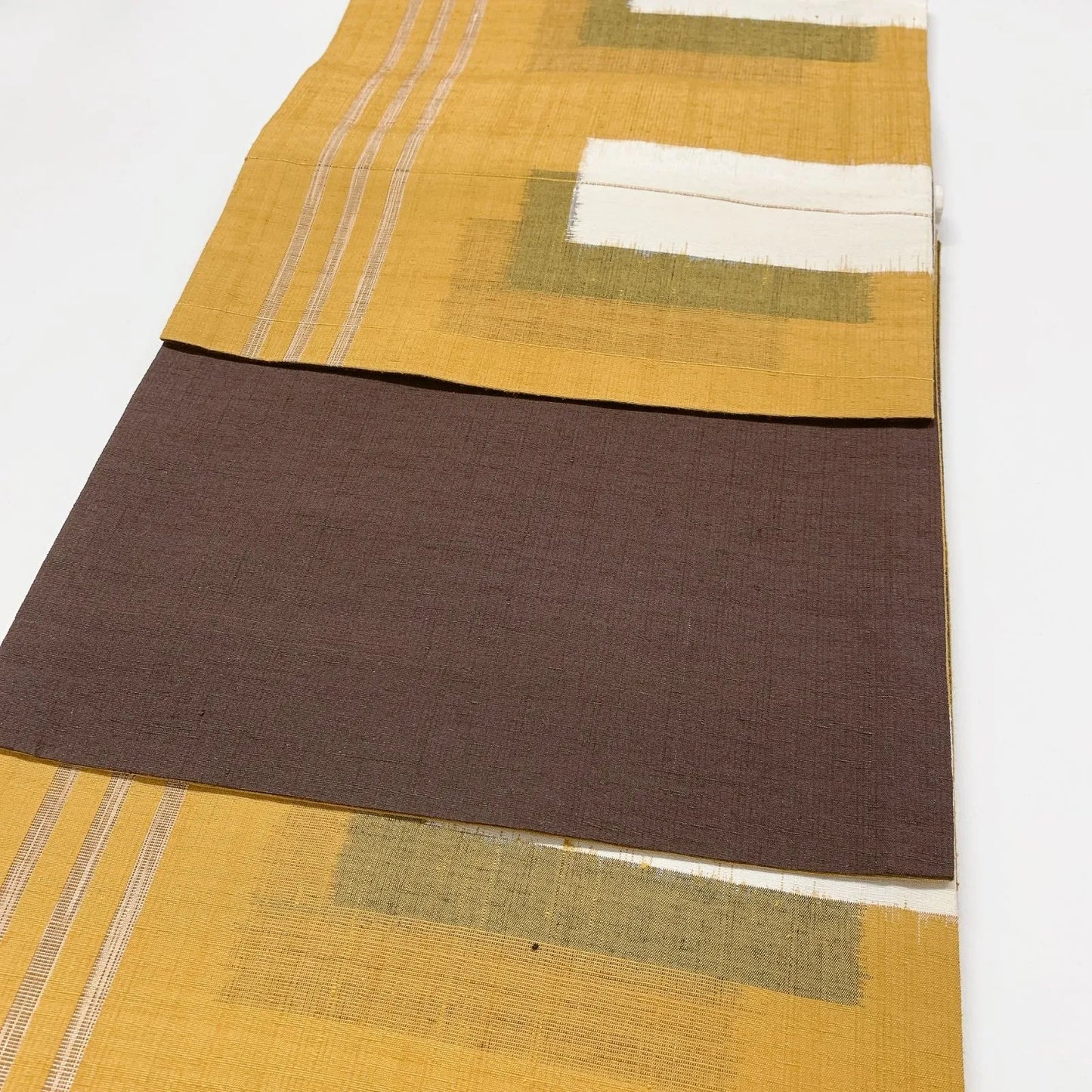 6822# Japanese Vintage Fukuro Obi Belt Kimono Fabric Silk Traditional Untailored