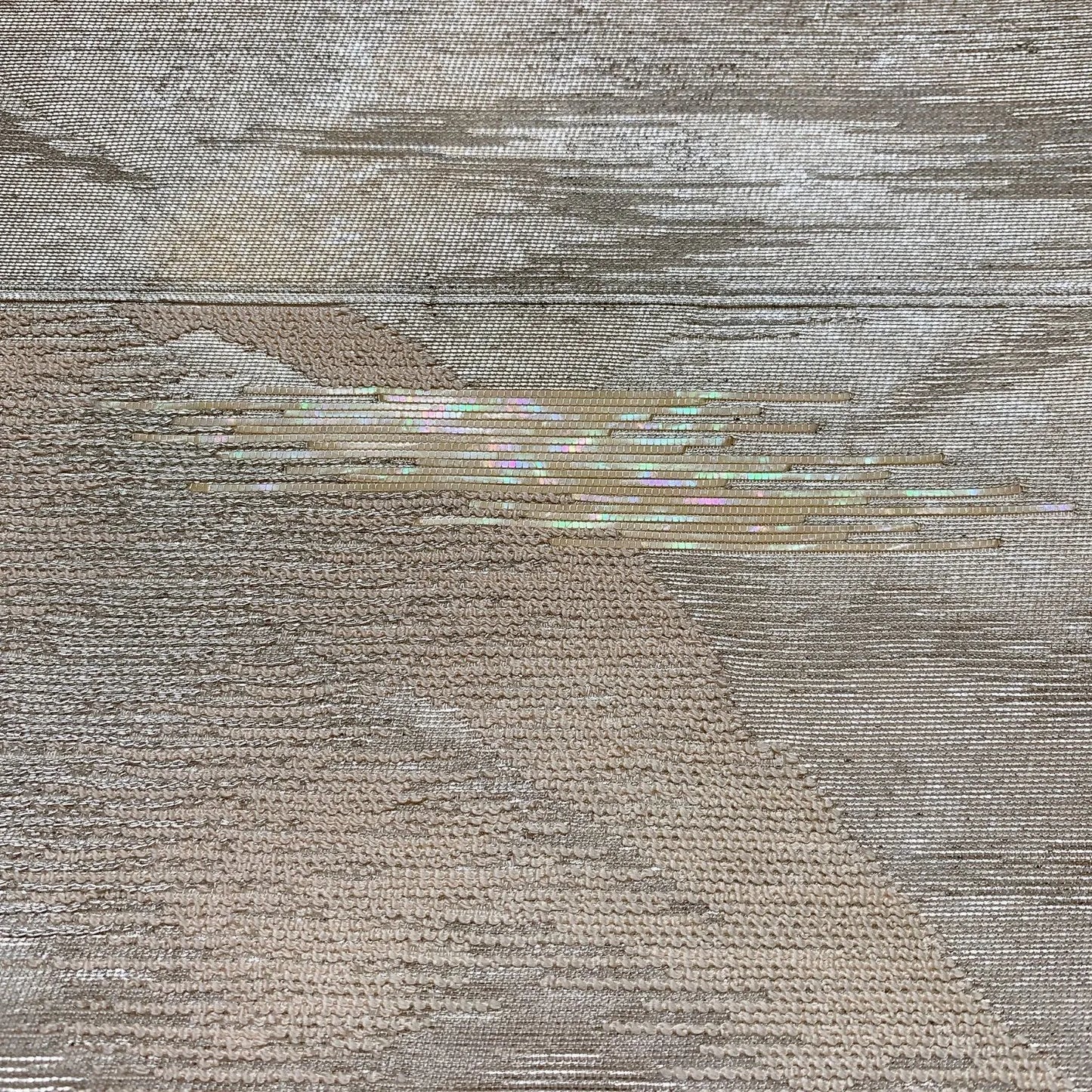 6825# Japanese Vintage Fukuro Obi Belt Kimono Fabric Silk Traditional