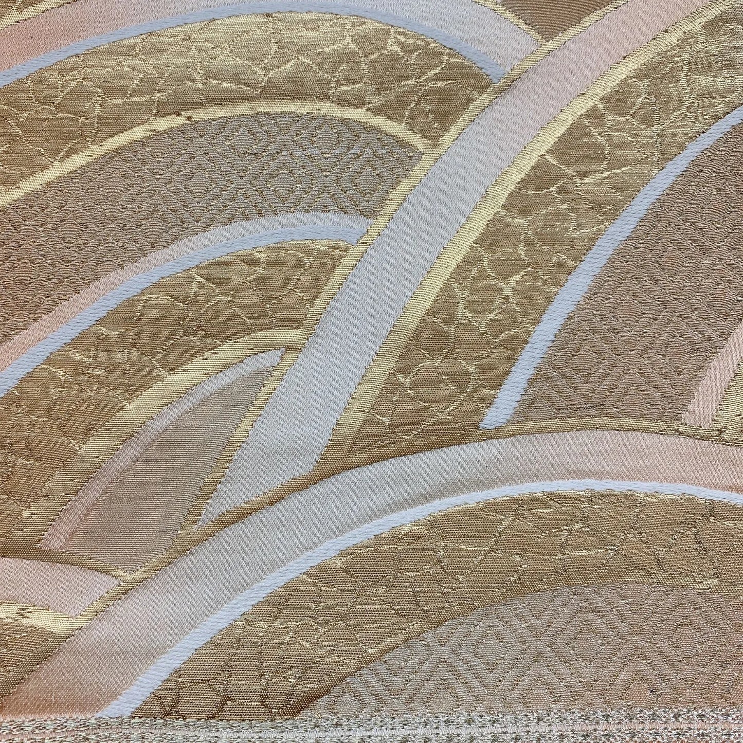 6830# Japanese Vintage Fukuro Obi Belt Kimono Fabric Silk Traditional