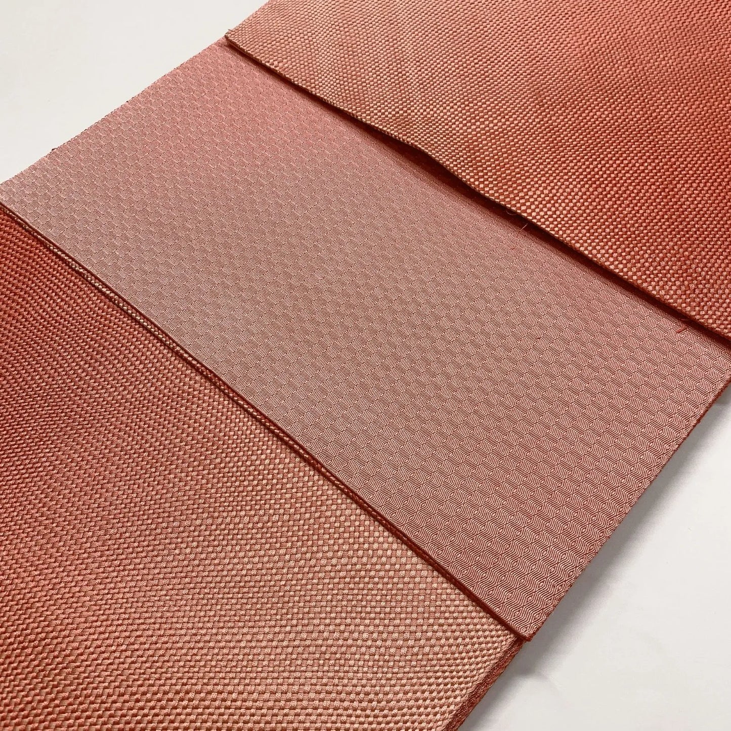 6832# Japanese Vintage Fukuro Obi Belt Kimono Fabric Silk Traditional 　