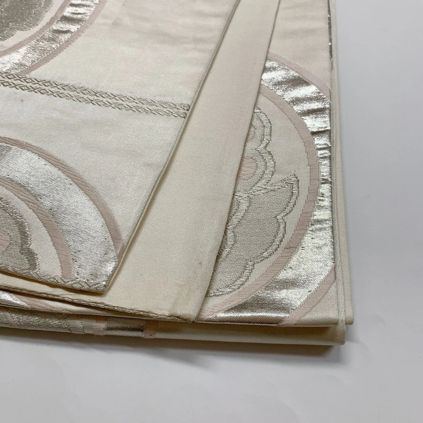 6835# Japanese Vintage Fukuro Obi Belt Kimono Fabric Silk Traditional