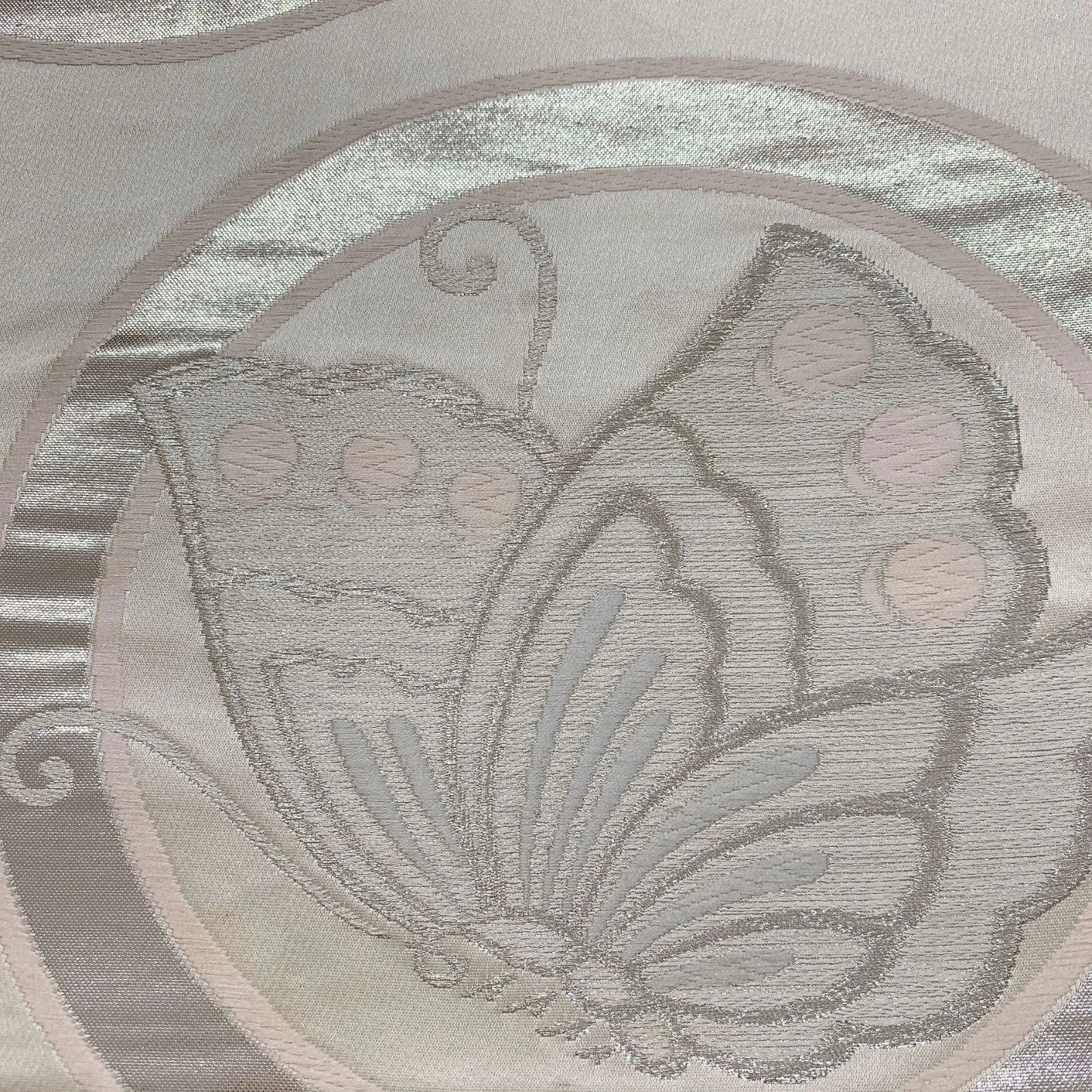 6835# Japanese Vintage Fukuro Obi Belt Kimono Fabric Silk Traditional