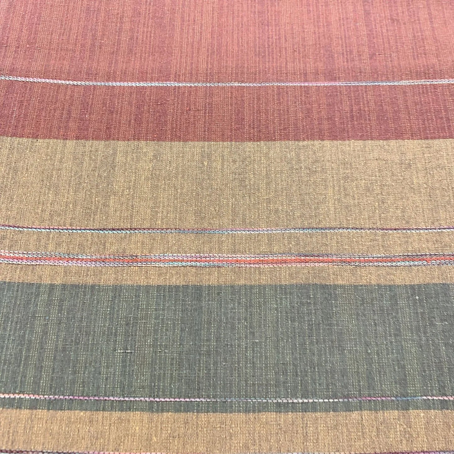 6845# Japanese Vintage Fukuro Obi Belt Kimono Pongee Fabric Silk Traditional