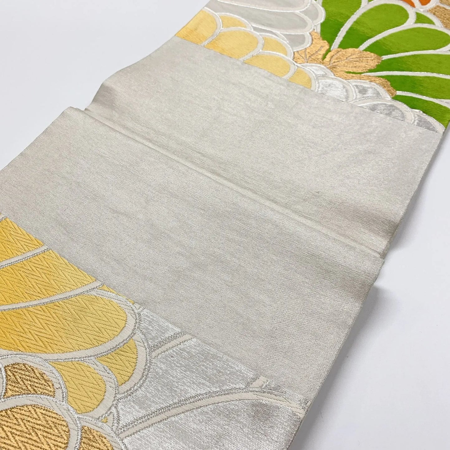 6847# Japanese Vintage Fukuro Obi Belt Kimono Fabric Silk Traditional