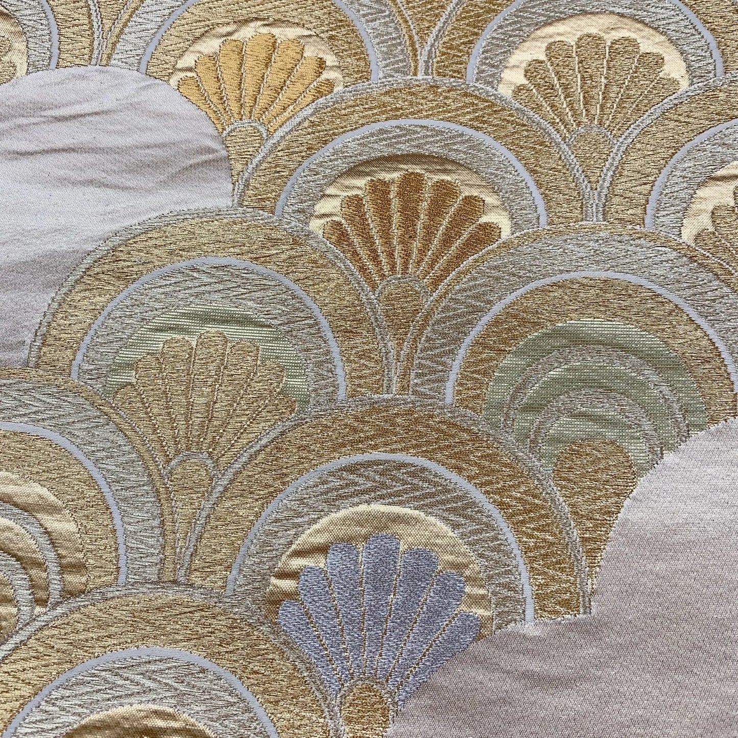 6849# Japanese Vintage Fukuro Obi Belt Kimono Fabric Silk Traditional