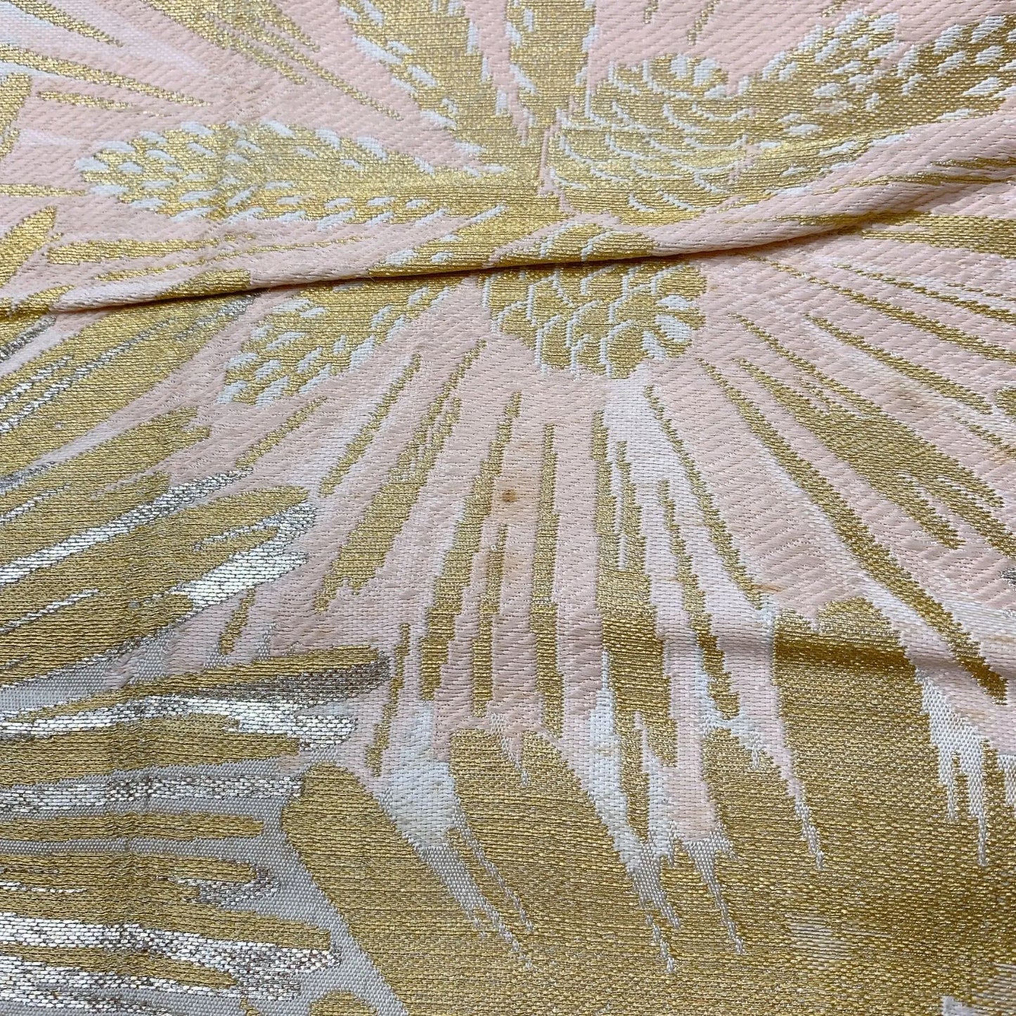 6850# Japanese Vintage Fukuro Obi Belt Kimono Fabric Silk Traditional