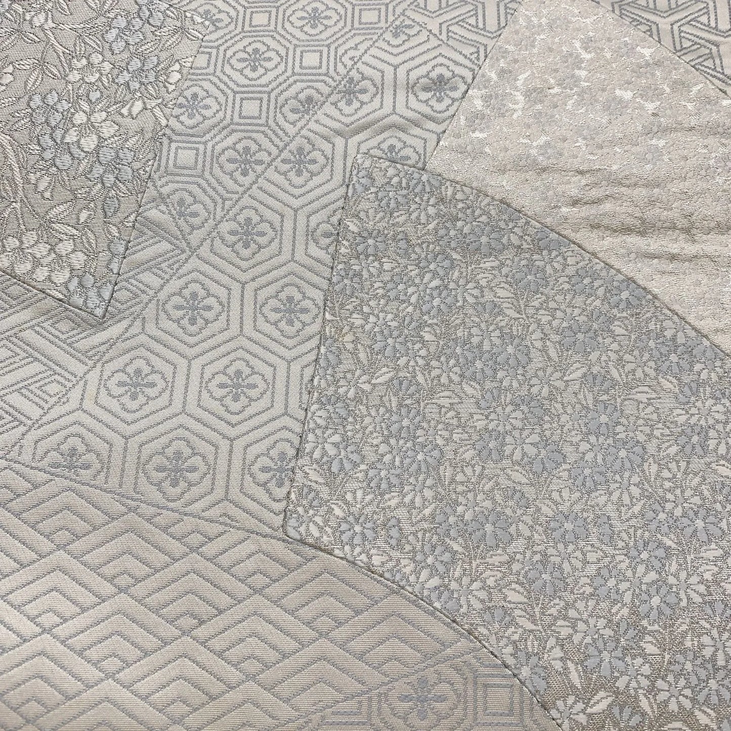 6856# Japanese Vintage Fukuro Obi Belt Kimono Fabric Silk Traditional