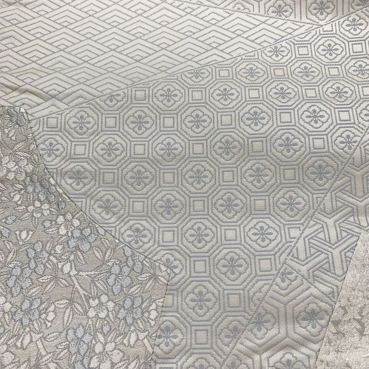 6856# Japanese Vintage Fukuro Obi Belt Kimono Fabric Silk Traditional