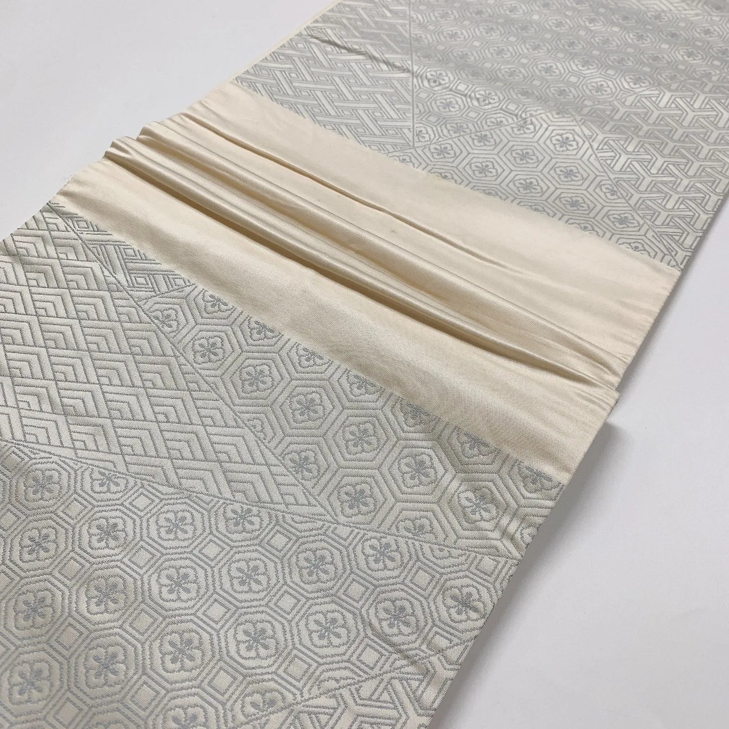 6856# Japanese Vintage Fukuro Obi Belt Kimono Fabric Silk Traditional