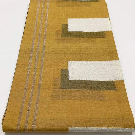 6822# Japanese Vintage Fukuro Obi Belt Kimono Fabric Silk Traditional Untailored