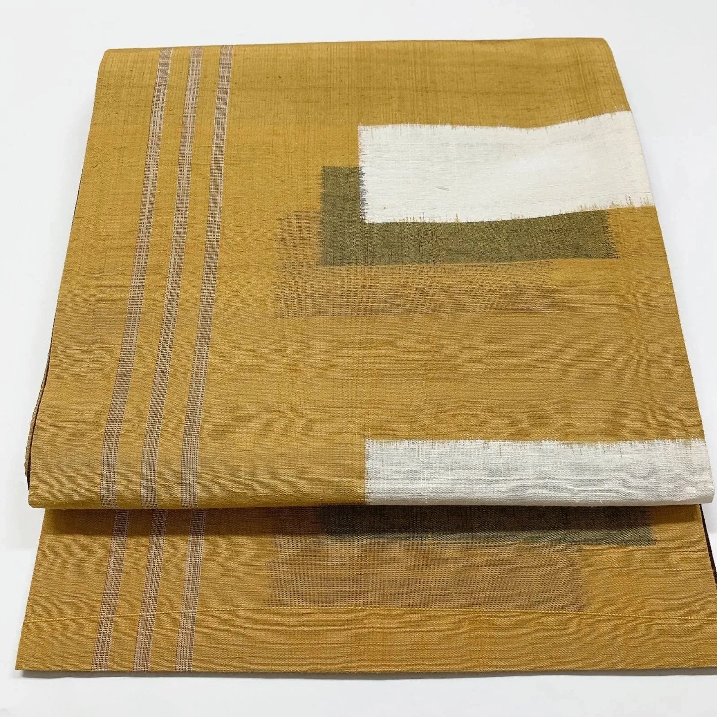 6822# Japanese Vintage Fukuro Obi Belt Kimono Fabric Silk Traditional Untailored