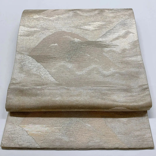 6825# Japanese Vintage Fukuro Obi Belt Kimono Fabric Silk Traditional