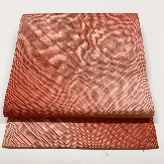 6832# Japanese Vintage Fukuro Obi Belt Kimono Fabric Silk Traditional 　