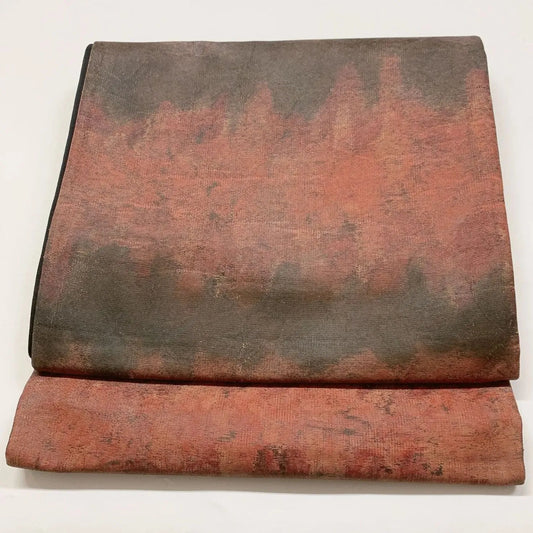 6834# Japanese Vintage Fukuro Obi Belt Kimono Fabric Silk Traditional