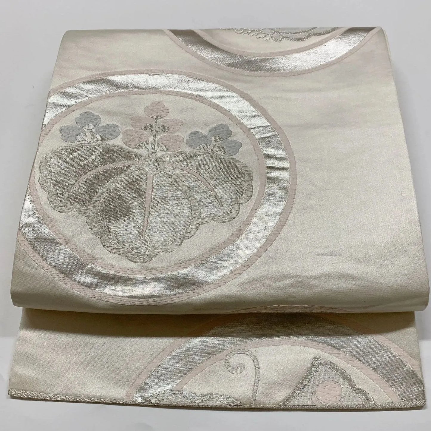 6835# Japanese Vintage Fukuro Obi Belt Kimono Fabric Silk Traditional