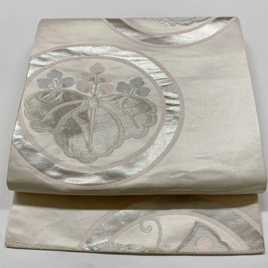 6835# Japanese Vintage Fukuro Obi Belt Kimono Fabric Silk Traditional