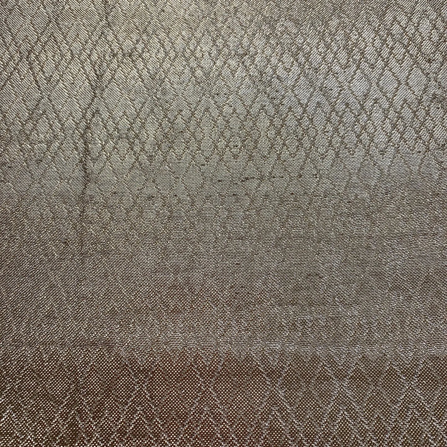 6861# Japanese Vintage Fukuro Obi Belt Kimono Fabric Silk All-over pattern　