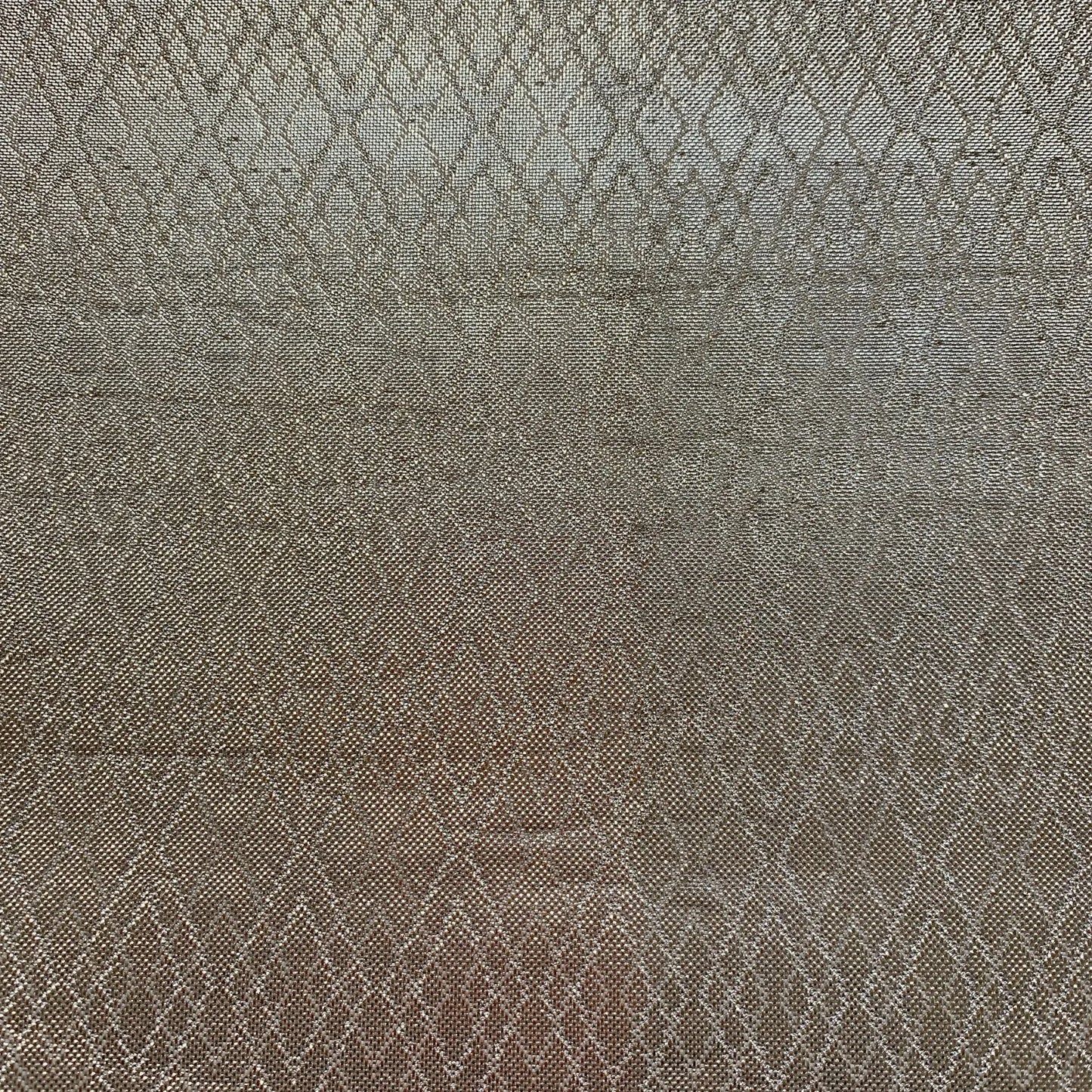 6861# Japanese Vintage Fukuro Obi Belt Kimono Fabric Silk All-over pattern　