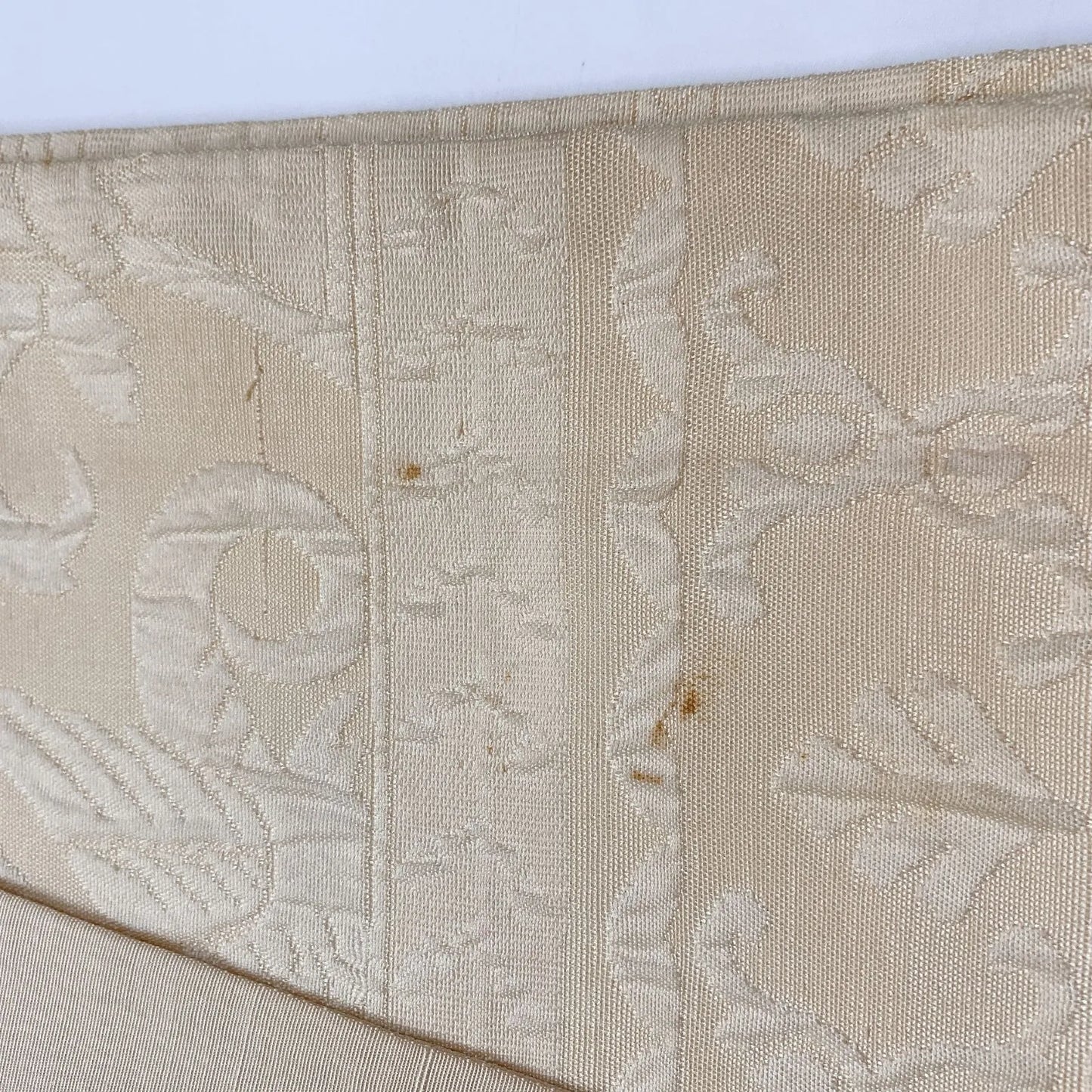 6863# Japanese Vintage Fukuro Obi Belt Kimono Fabric Silk Traditional