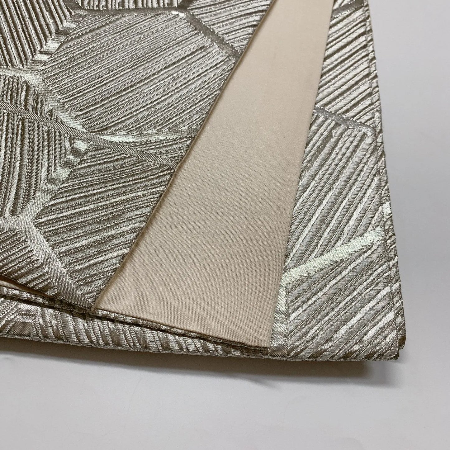 6869# Japanese Vintage Fukuro Obi Belt Kimono Fabric Silk All-over pattern　