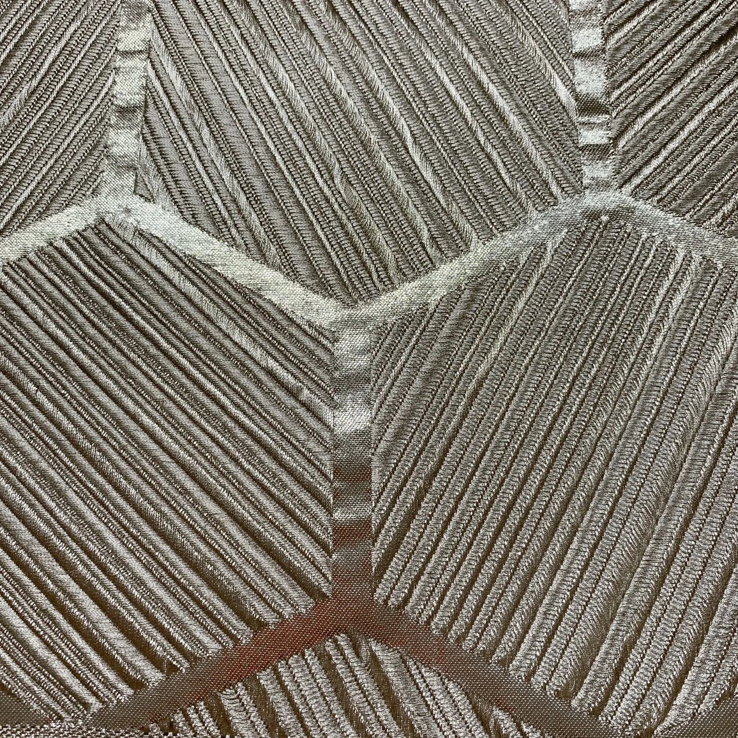 6869# Japanese Vintage Fukuro Obi Belt Kimono Fabric Silk All-over pattern　