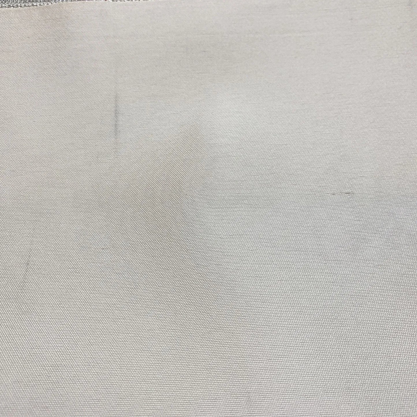 6873# Japanese Vintage Fukuro Obi Belt Kimono Fabric Silk Traditional Silver