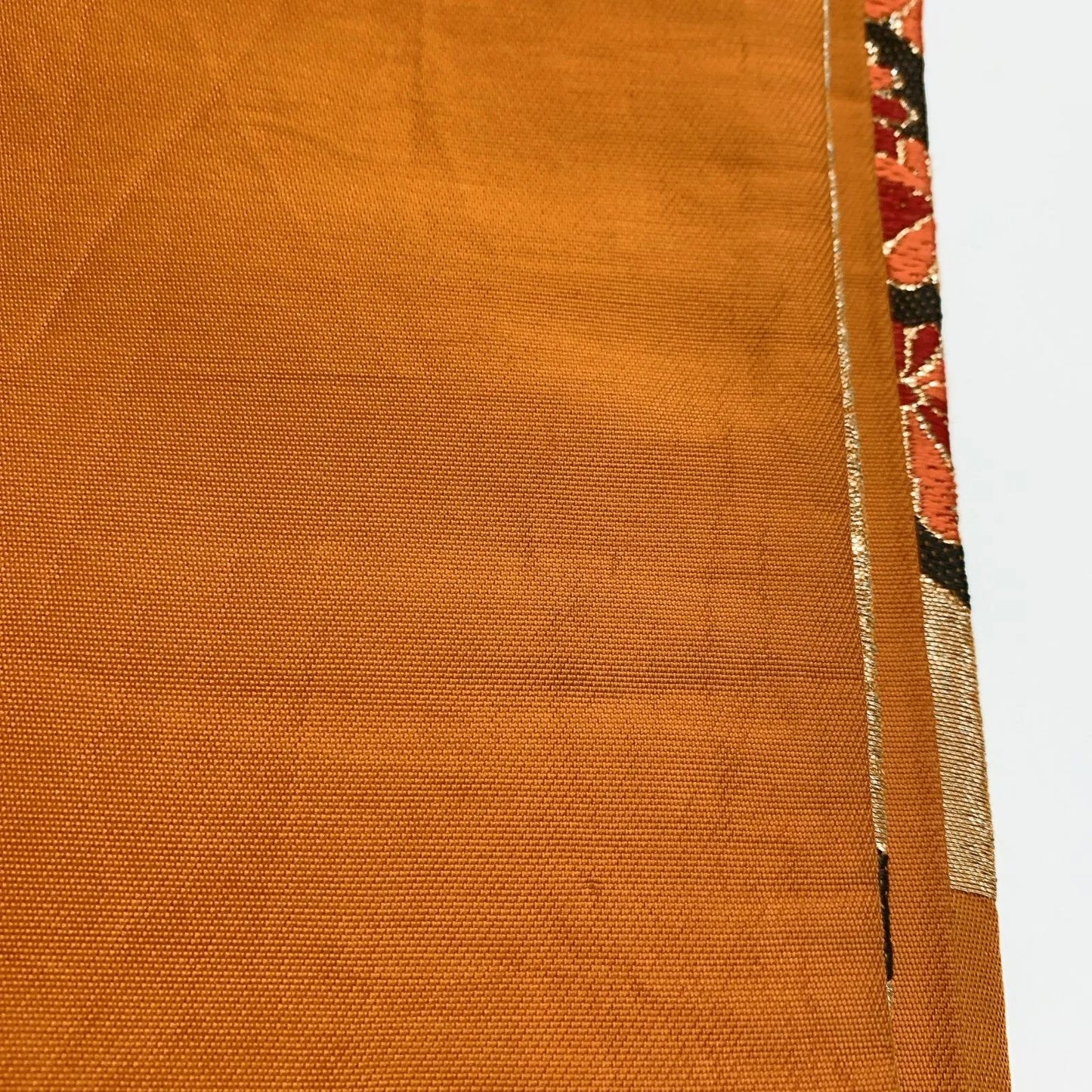 6874# Japanese Vintage Fukuro Obi Belt Kimono Fabric Silk Traditional