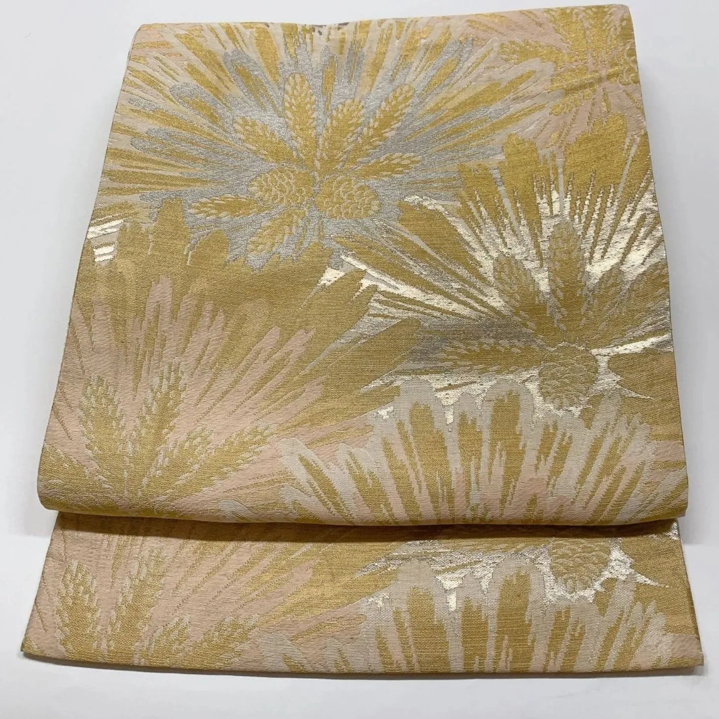 6850# Japanese Vintage Fukuro Obi Belt Kimono Fabric Silk Traditional