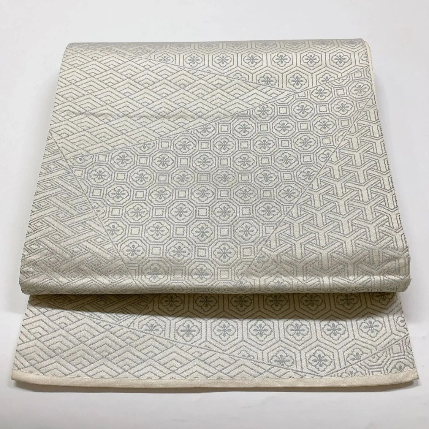 6856# Japanese Vintage Fukuro Obi Belt Kimono Fabric Silk Traditional