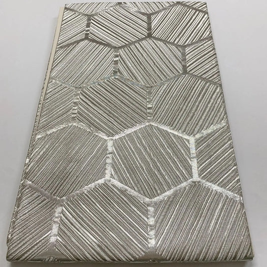 6869# Japanese Vintage Fukuro Obi Belt Kimono Fabric Silk All-over pattern　