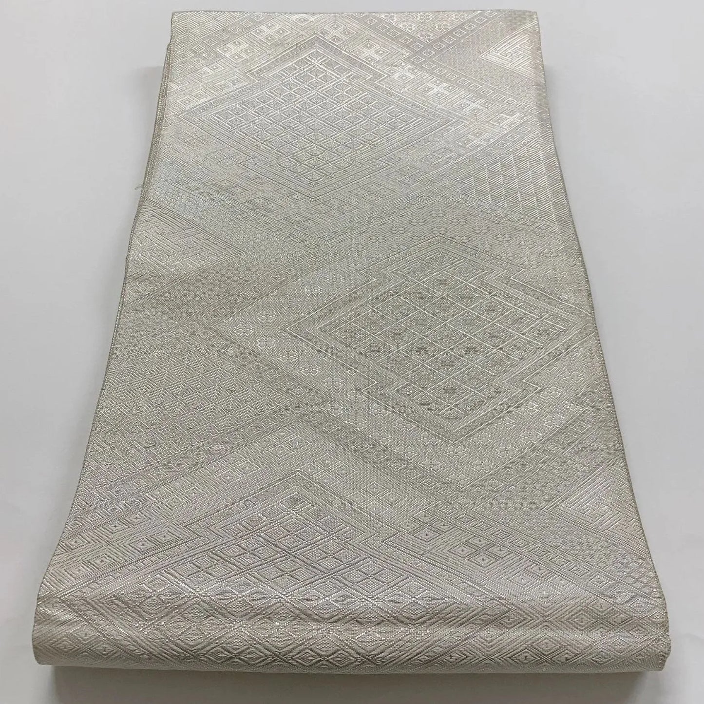 6871# Japanese Vintage Fukuro Obi Belt Kimono Fabric Silk Traditional Untailored