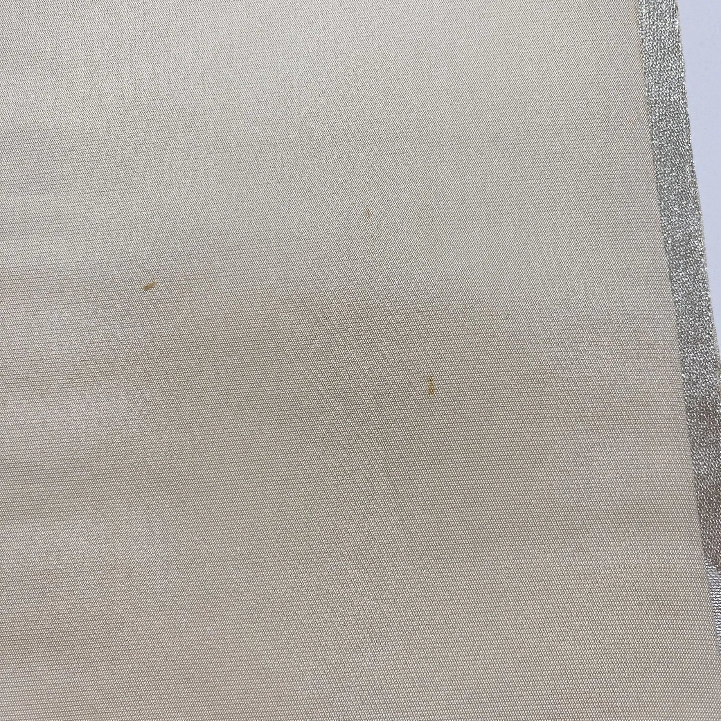 6882# Japanese Vintage Fukuro Obi Belt Kimono Fabric Silk Traditional Silver