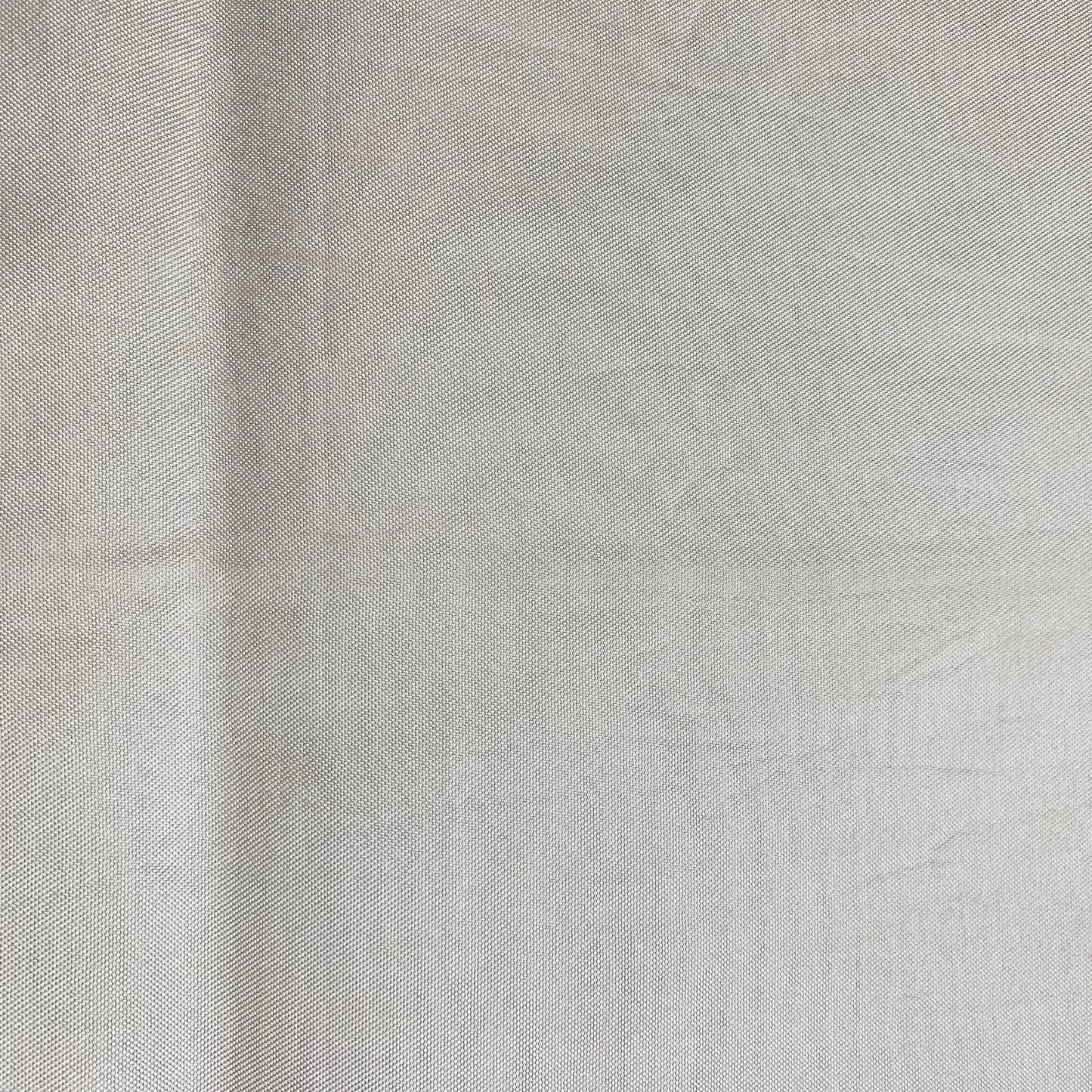 6883# Japanese Vintage Fukuro Obi Belt Kimono Fabric Silk Traditional Silver