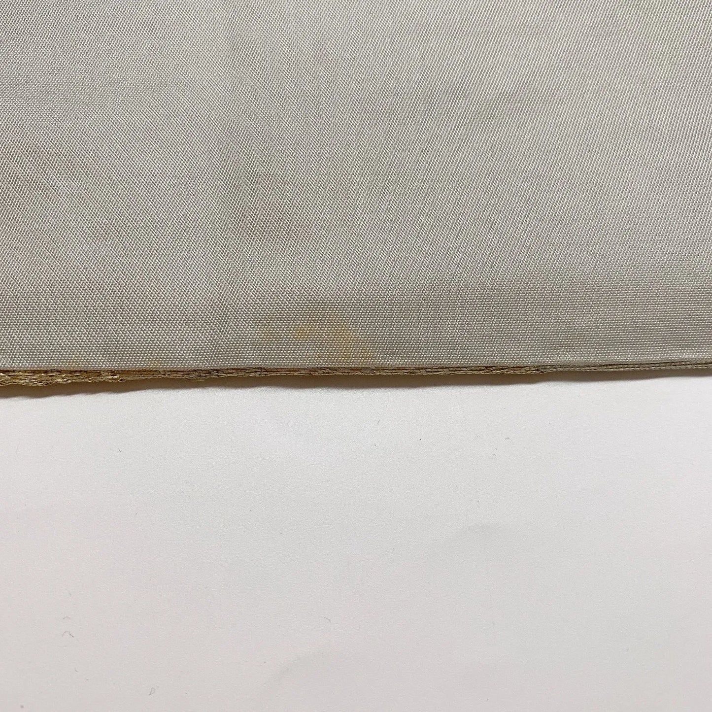 6883# Japanese Vintage Fukuro Obi Belt Kimono Fabric Silk Traditional Silver