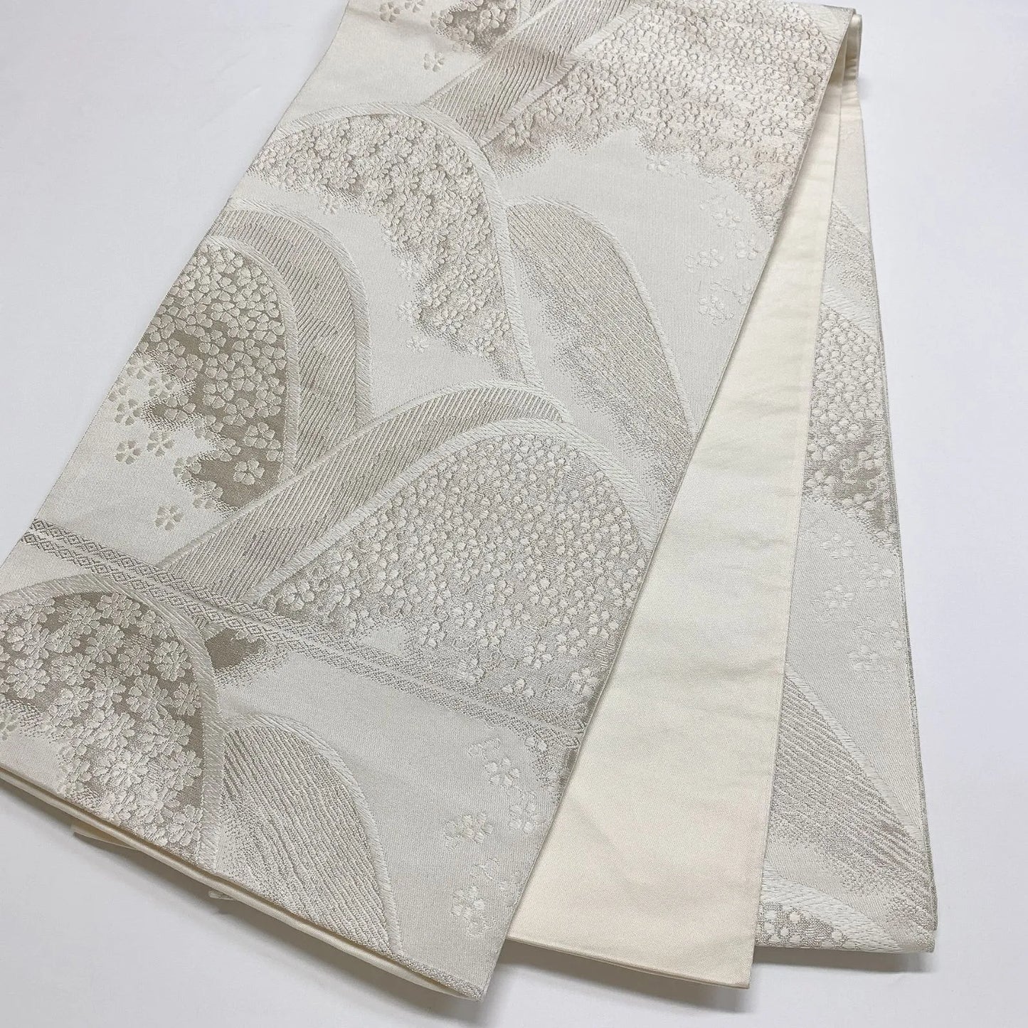 6884# Japanese Vintage Fukuro Obi Belt Kimono Fabric Silk Traditional Untailored