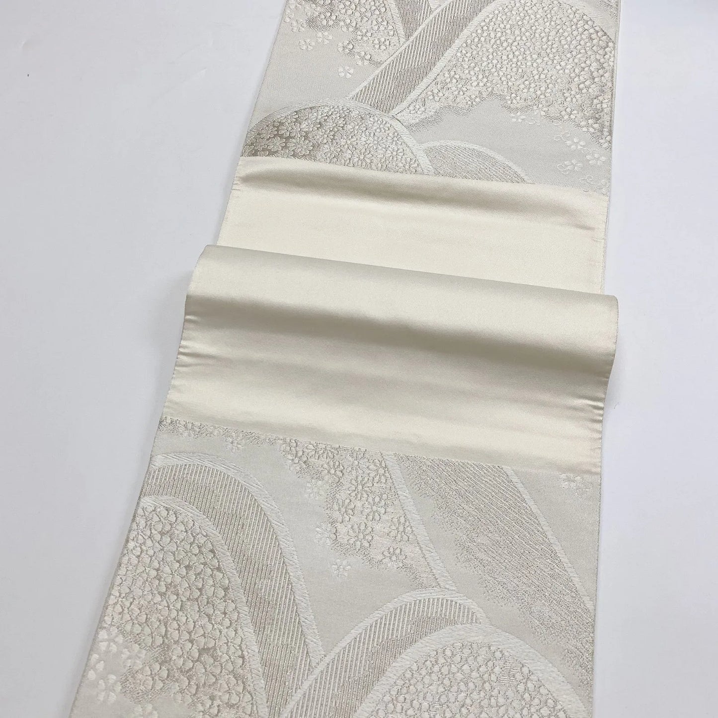 6884# Japanese Vintage Fukuro Obi Belt Kimono Fabric Silk Traditional Untailored