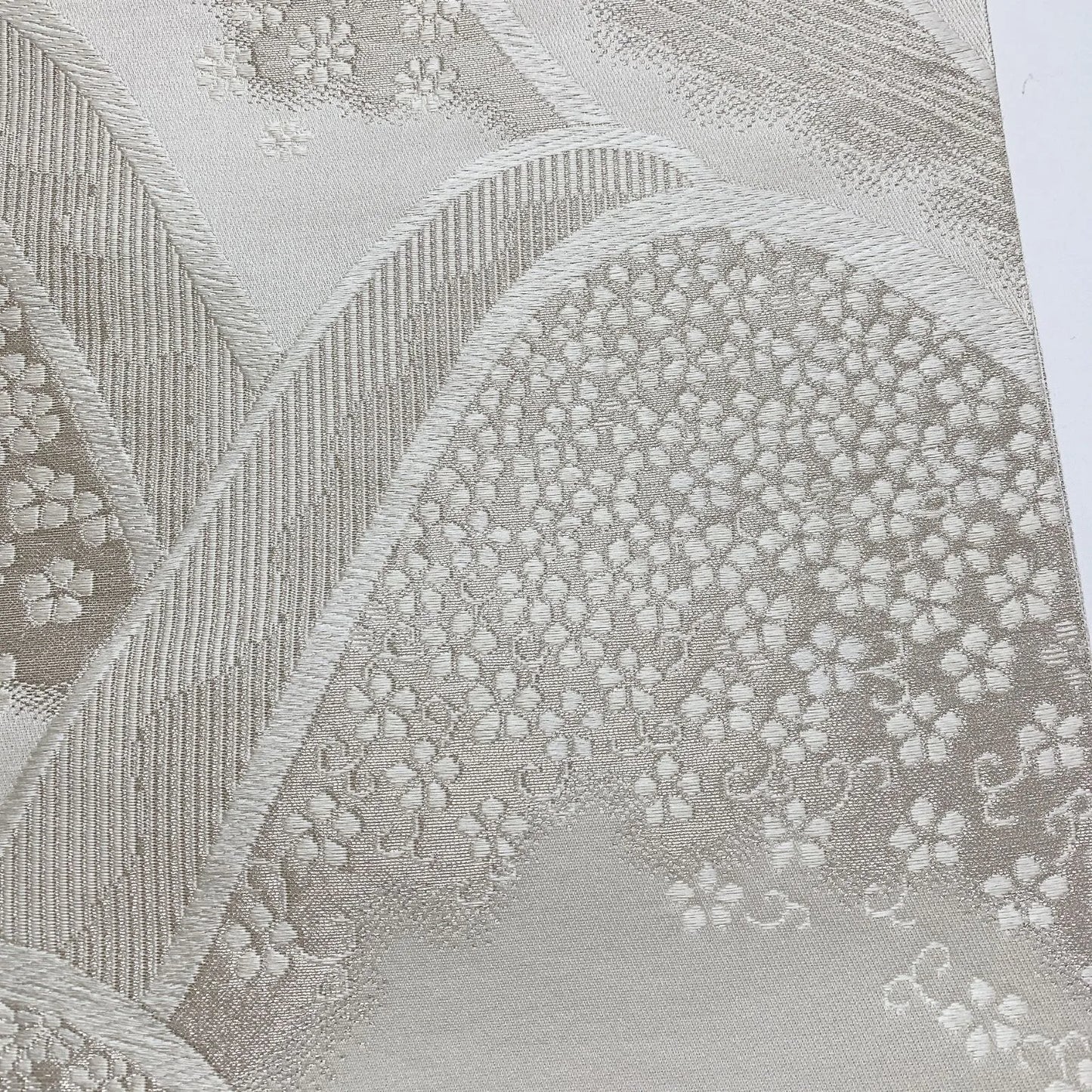 6884# Japanese Vintage Fukuro Obi Belt Kimono Fabric Silk Traditional Untailored