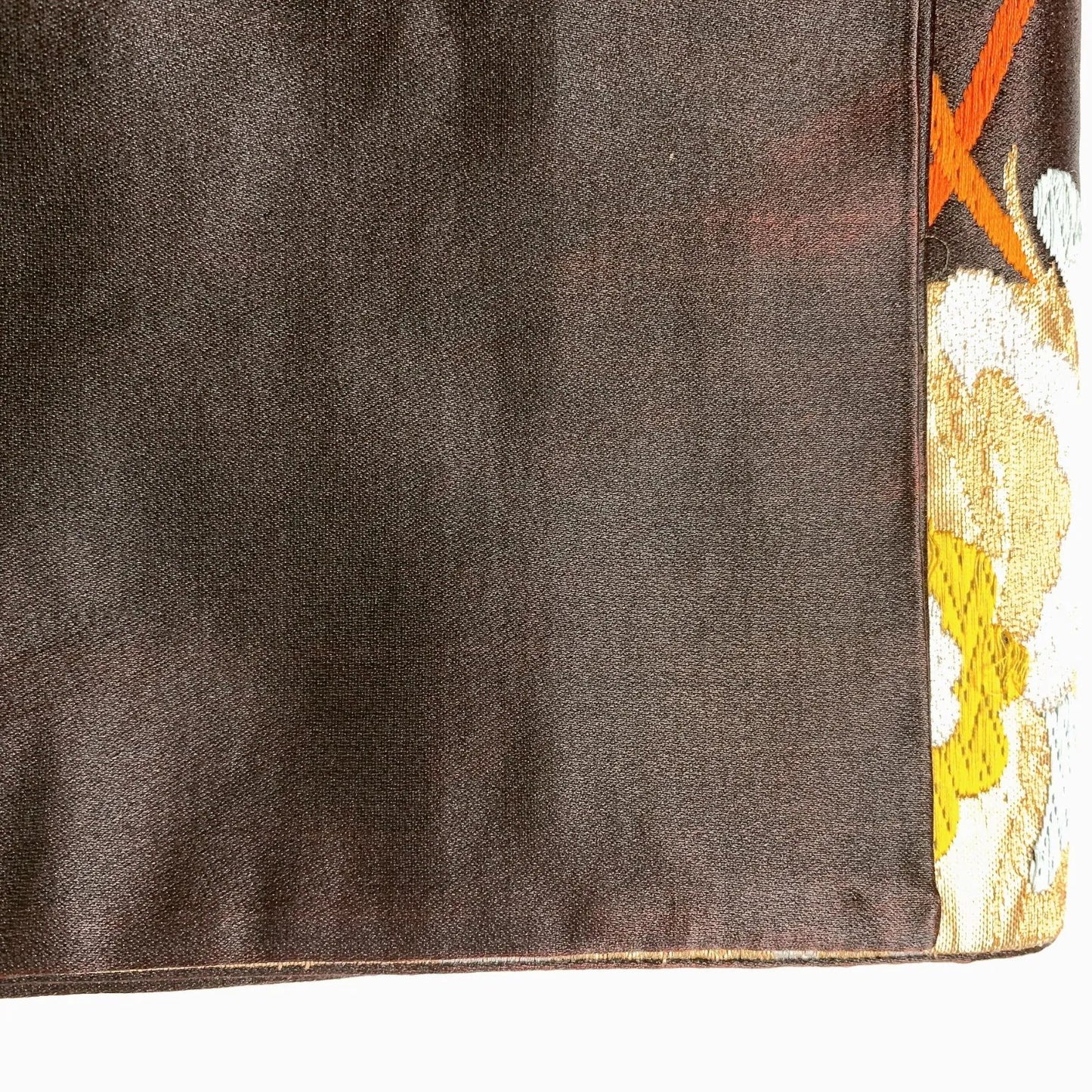 6886# Japanese Vintage Fukuro Obi Belt Kimono Fabric Silk Traditional