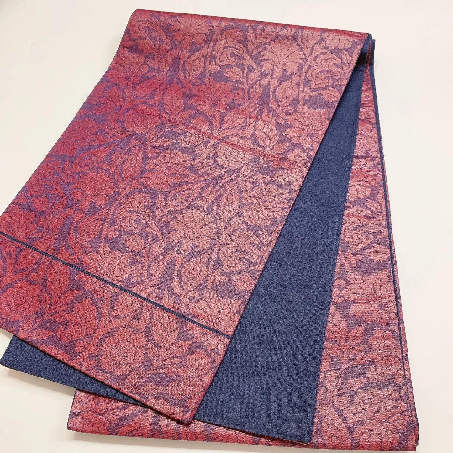 6888# Japanese Vintage Fukuro Obi Belt Kimono Fabric Silk Traditional Untailored